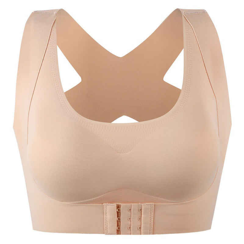 Posture Bras For Women Girl Posture Corrector Fitness Underwear Corset Back Bra Vest Push Up Shockproof Sports Bra - Amazhona 