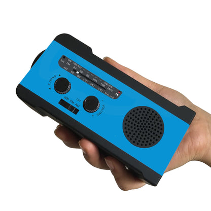 Portable Radio Solar Powered Manual Emergency Charging - Amazhona 