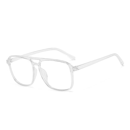 Double Beam Personality Anti-blue Light Glasses Frame - Amazhona 