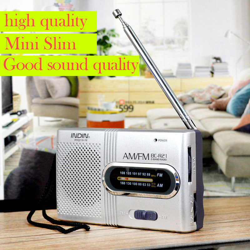 Elderly Mini Portable Small Audio Radio - Amazhona 