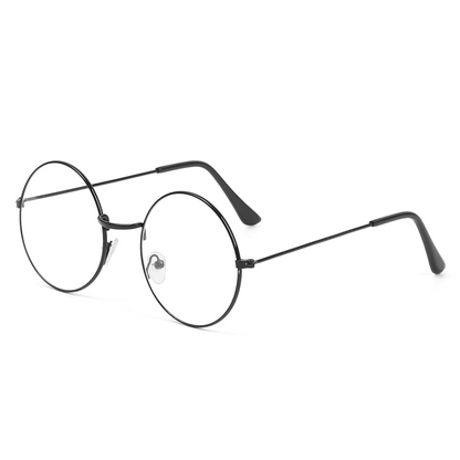 Retro Glasses Female Small Round Frame Literary Anti-blue Light - Amazhona 