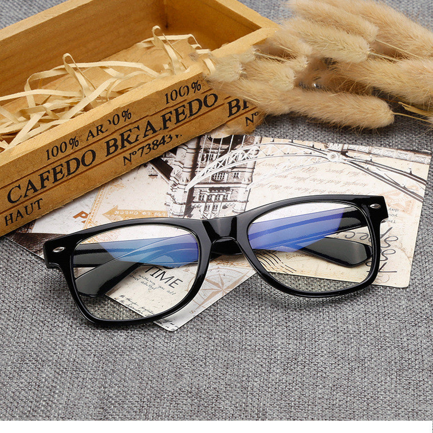 Retro Infinity Flat Light Anti Blue Glasses - Amazhona 