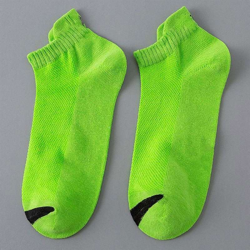 Deodorant Low-top Ankle Socks Mesh Style For Sports Sweat-proof Deodorant - Amazhona 