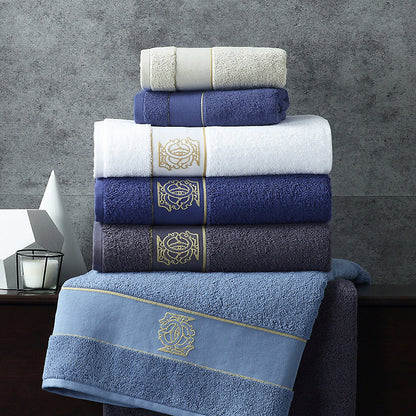 Pure Cotton Absorbent Five-star Hotel Solid Color Large Towel