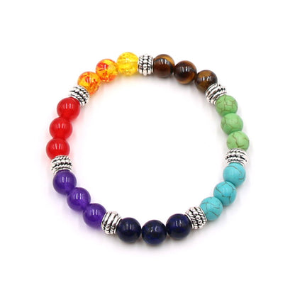 Colorful Chakra Yoga Energy Bracelet - Amazhona 