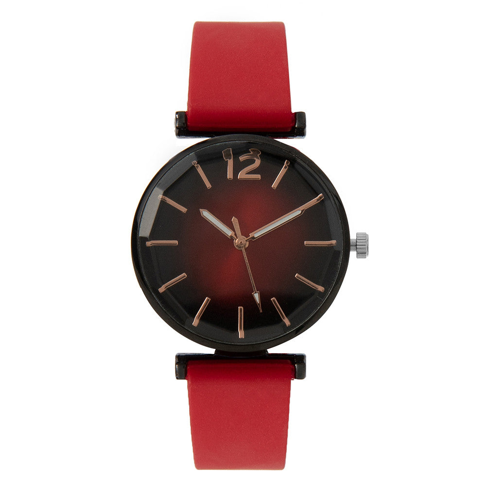 Women's Fashion Gradient Silicone Casual Watch - Amazhona 