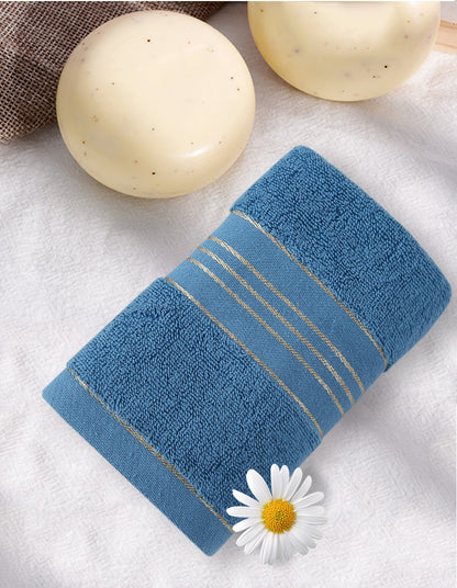 Thick Cotton Towel Absorbent Face Washing Present Towel Embroidery - Amazhona 