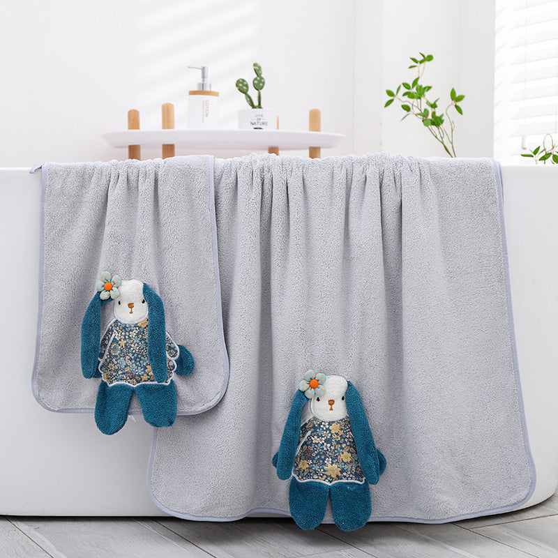 Children's Towel Baby Bath Towel Two Piece Set - Amazhona 