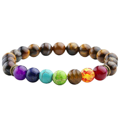 Colorful Chakra Yoga Energy Bracelet - Amazhona 