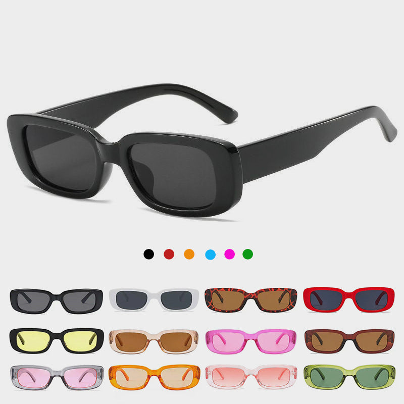 Men And Women Fashion Retro Small Frame Sunglasses - Amazhona 