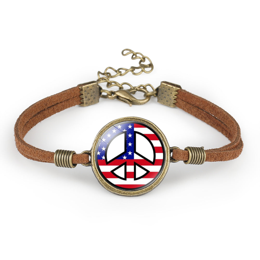 Peace Sign Symbol Sign Wild Hand Rope - Amazhona 