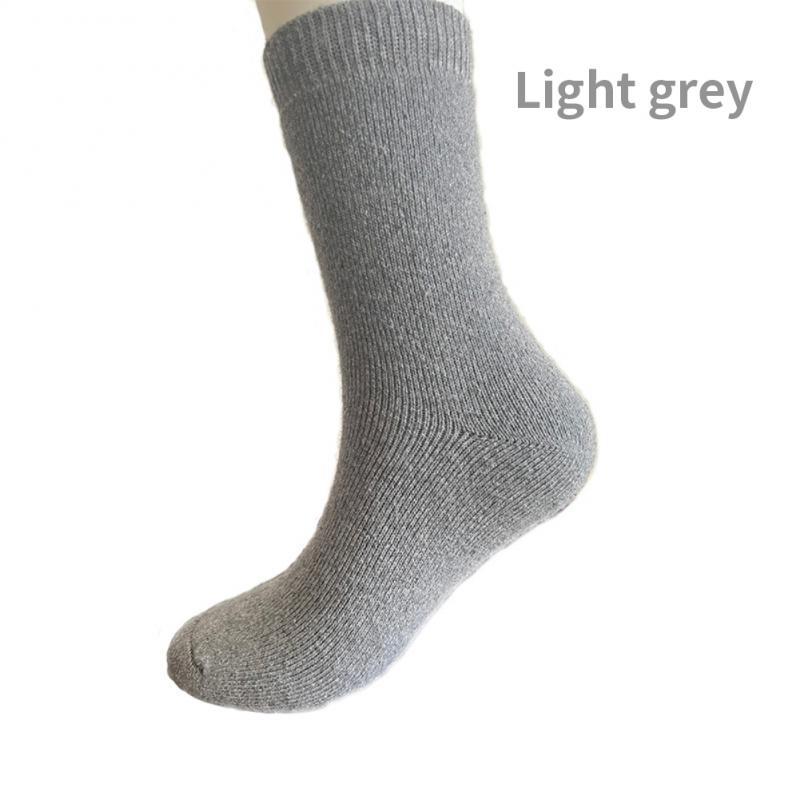 Wool Socks Thickened And Plush Warm Terry Middle Cylinder - Amazhona 