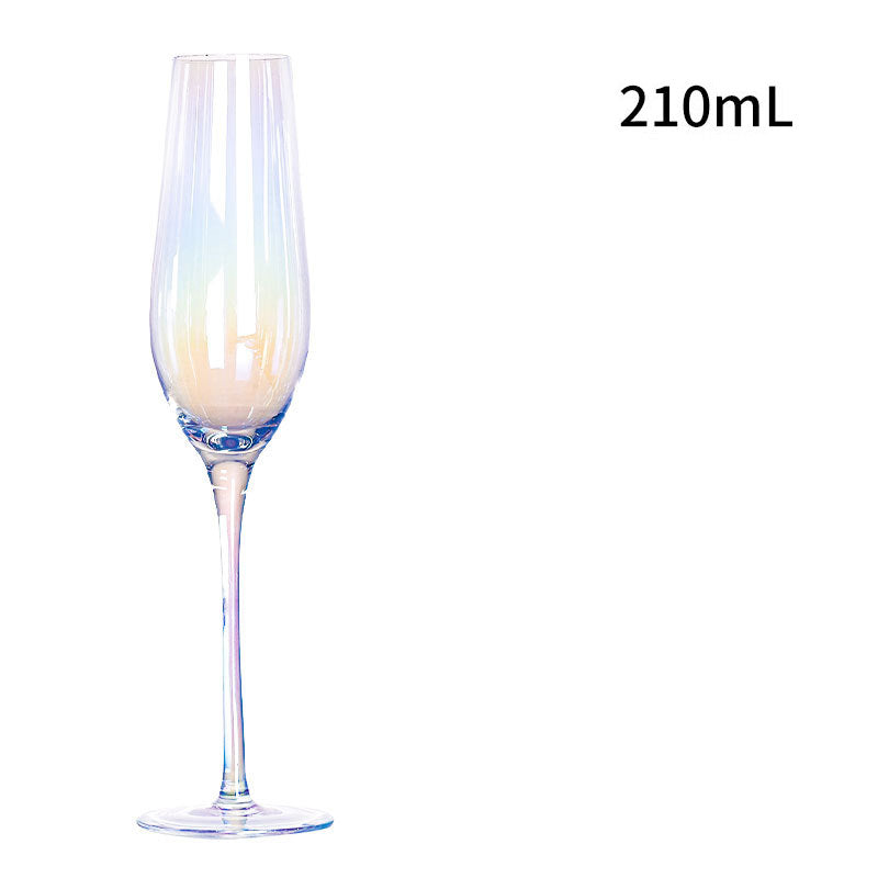 Gradient Colorful Glass Goblets Nordic Red Wine Glasses - Amazhona 