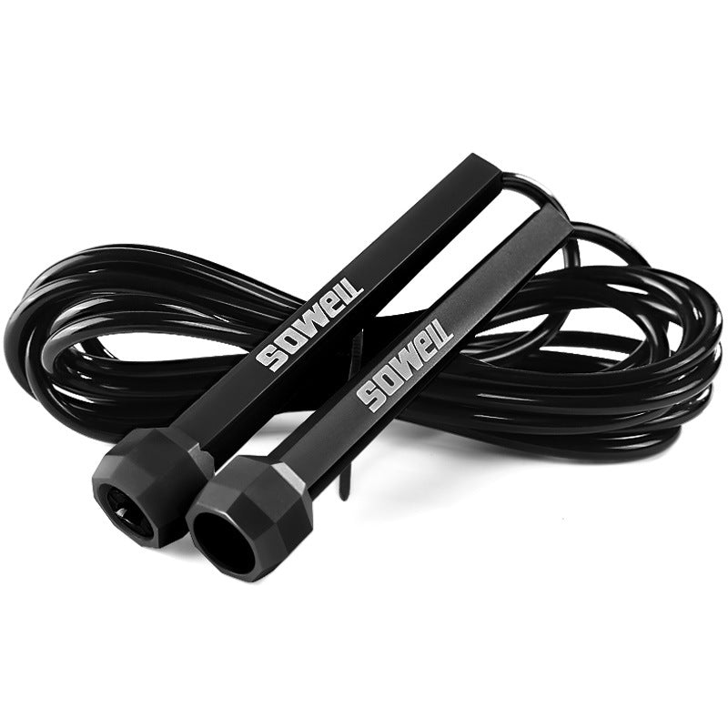 Fitness  Crossfit Skipping  Rope Cord Speed Jumping Exercise Equipment Adjustable Boxing Skipping Sport Jump Rope Red Balck - Amazhona 