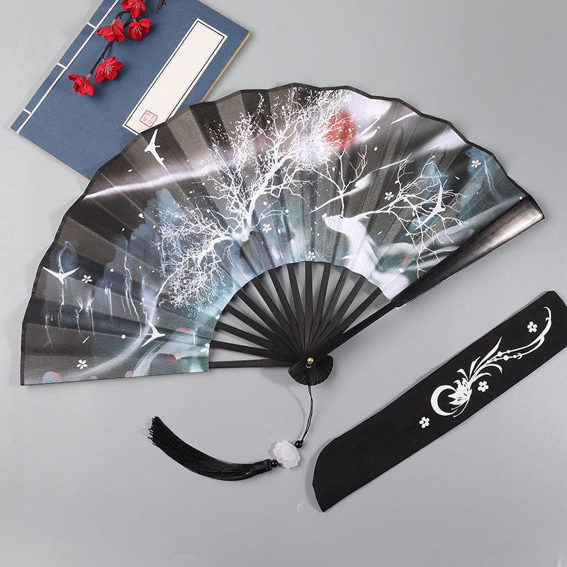 Men's And Women's Fashion Chinese Style Folding Fan - Amazhona 