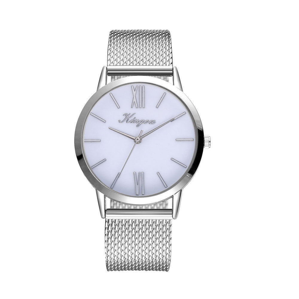 Fashion Simple Ladies Mesh Strap Quartz Watch - Amazhona 