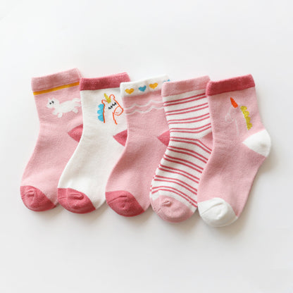 Cartoon Animal Cotton Socks For Boys And Girls - Amazhona 