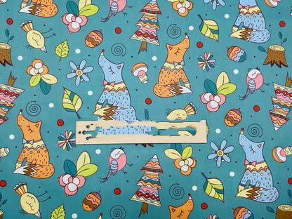 Cartoon Cotton Twill Bed Sheet Quilt Cover Printed Fabric - Amazhona 