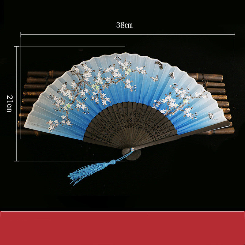 Home Fashion Japanese Print Folding Fan - Amazhona 