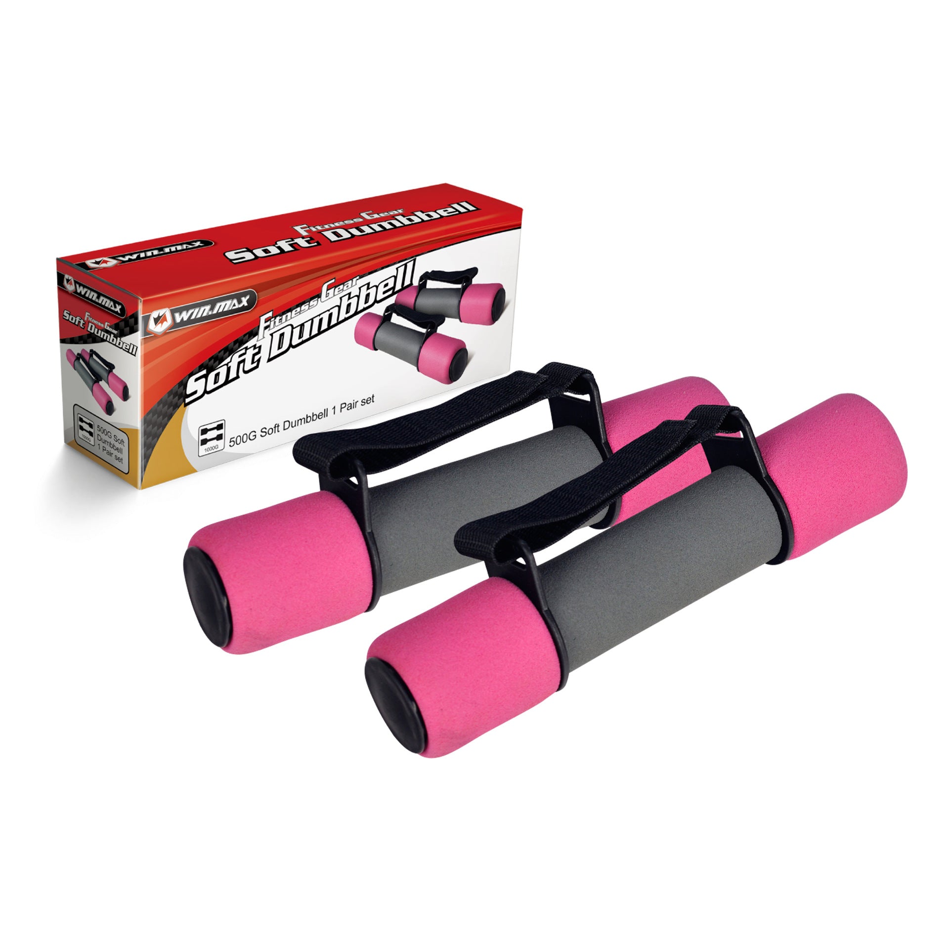 Ladies Dumbbell Home Exercise Fitness Equipment Gym Aerobics A Pair Of Foam Dumbbells - Amazhona 