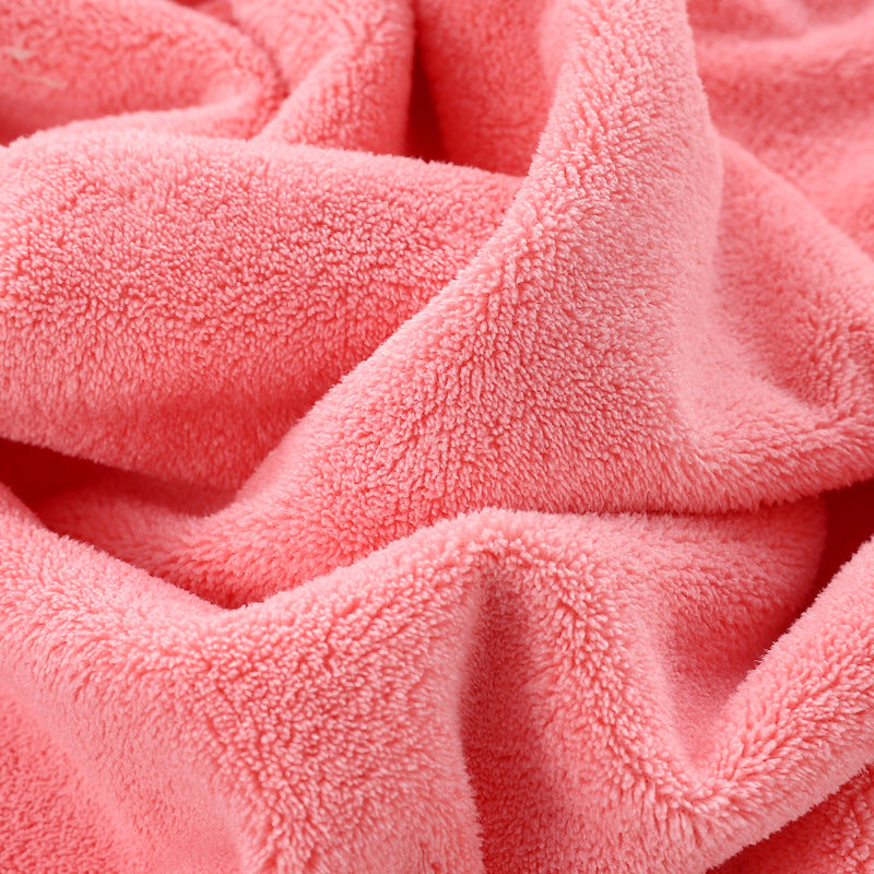 Coral Velvet Towel Absorbent Household