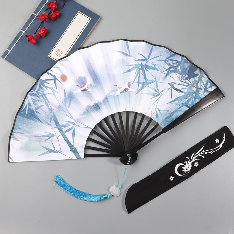 Men's And Women's Fashion Chinese Style Folding Fan - Amazhona 