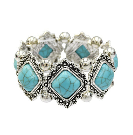 European And American Fashion Turquoise Bracelet - Amazhona 