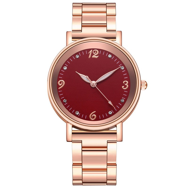 Stainless Steel Band Casual Fashion Quartz Watch - Amazhona 