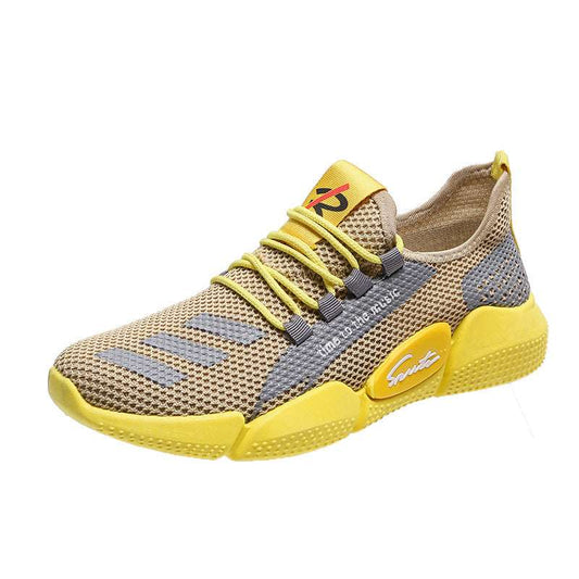 Sports Men's Shoes, Casual Shoes, Board Shoes, Korean Style Trendy Cloth Shoes, Low-top Sports - Amazhona 