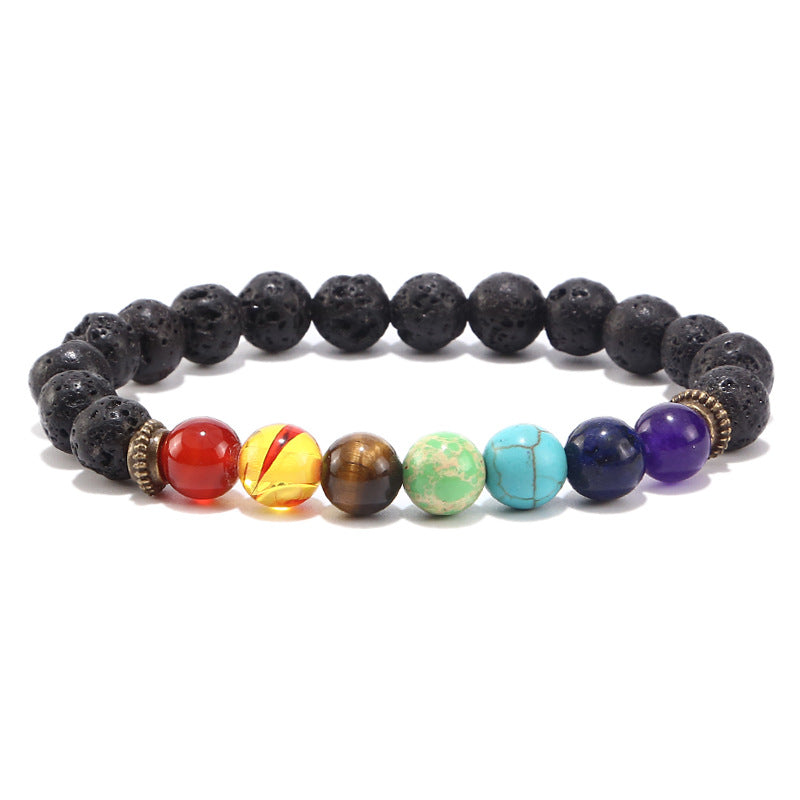 Colorful Chakra Yoga Energy Bracelet - Amazhona 