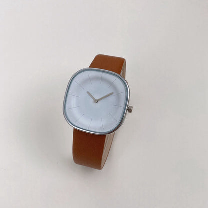 Women's Simple Sugar Cube Milk Square Watch - Amazhona 