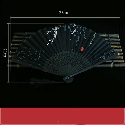 Home Fashion Japanese Print Folding Fan - Amazhona 