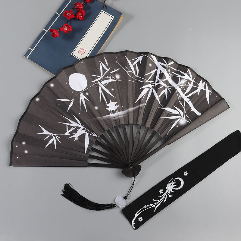 Men's And Women's Fashion Chinese Style Folding Fan - Amazhona 