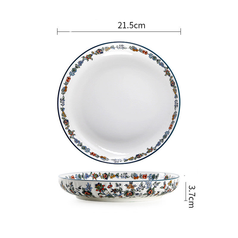 New Chinese Tableware Ceramic Rice Bowl - Amazhona 