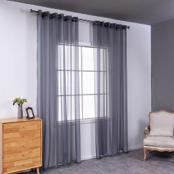 Modern And Simple Pure Color Cotton And Linen Window Screen - Amazhona 