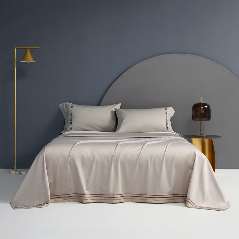 Cotton Single Bed Sheet Pillowcase Three Piece Set - Amazhona 