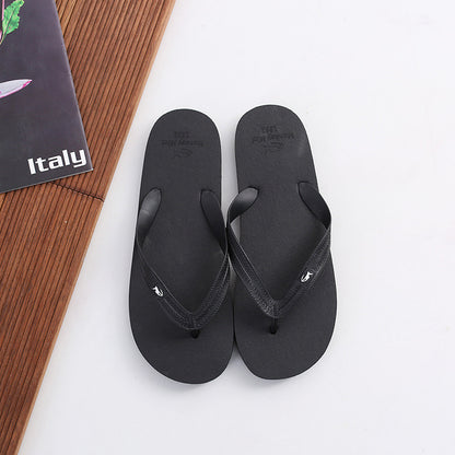 Rubber Solid Color Couple Slippers For Men And Women - Amazhona 