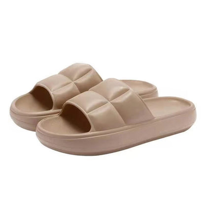 Couple Indoor Shoes Thick-soled EVA Bathroom Slippers - Amazhona 