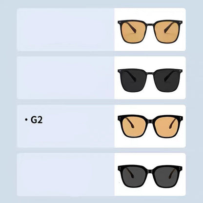 Men's And Women's Fashion Retro Box Sunglasses - Amazhona 