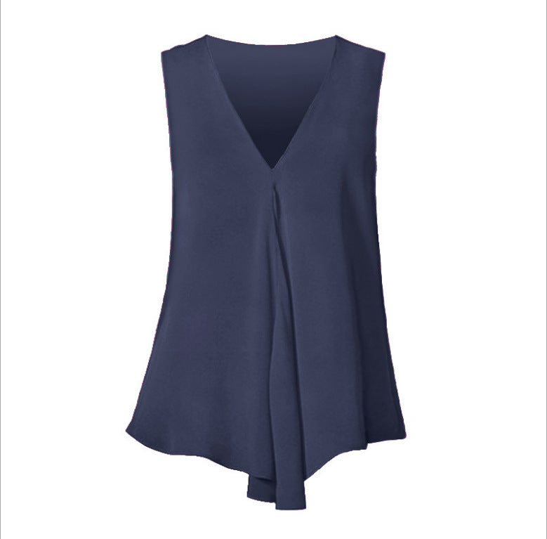 Women's loose sleeveless vest - Amazhona 