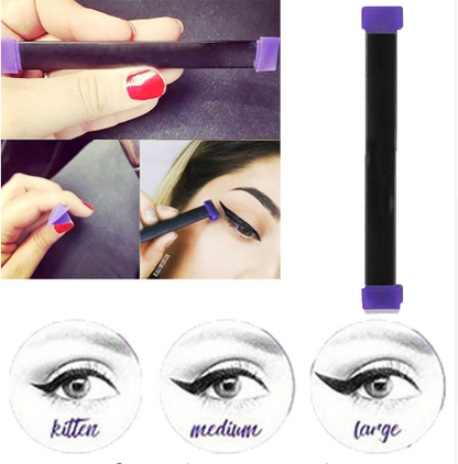 Double head seal Eyeliner suit 3 and 1 beautiful makeup tools. - Amazhona 