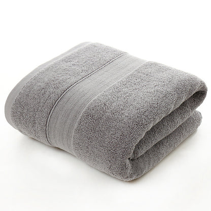 Cotton thickened plain colored bath towel - Amazhona 