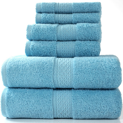 Cotton absorbent towel set of 3 pieces and 6 pieces - Amazhona 