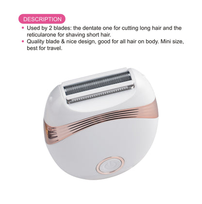 New Ladies Electric Shaver Ladies Epilator Lipstick Shaver Hair Removal Instrument Razor Hair Puller - Amazhona 