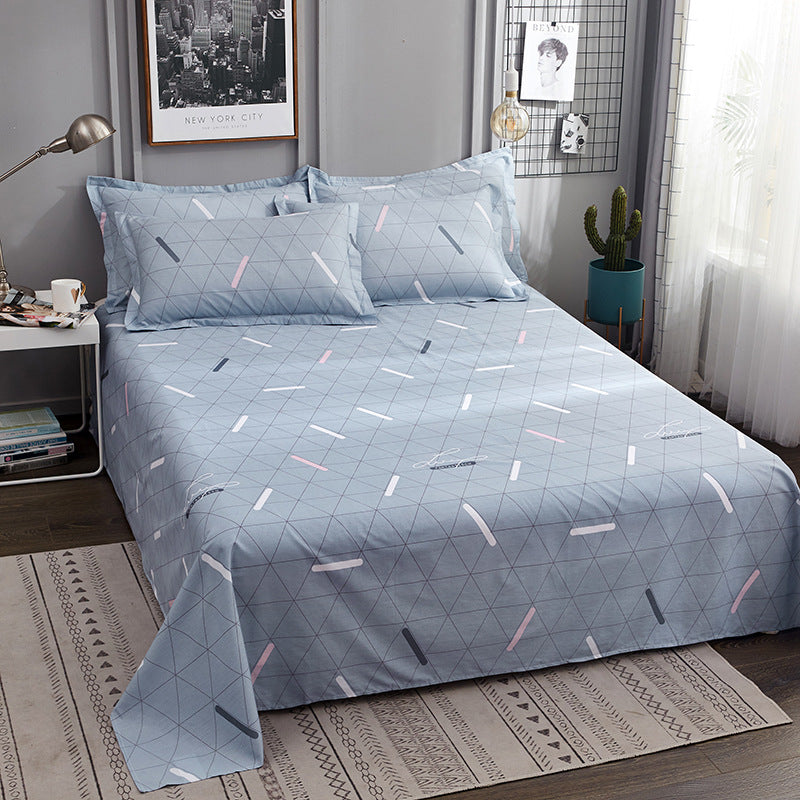 Double cotton bed linen student dormitory - Amazhona 