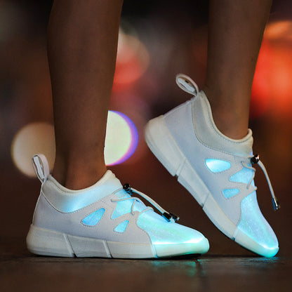 LED luminous mesh shoes - Amazhona 