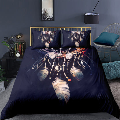 Digital Printing Quilt Cover Three-piece Foreign Trade Dream Catcher Series - Amazhona 