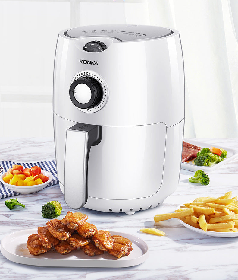 Mini Household Multifunctional Automatic Intelligent Oil-Free Air Fryer - Amazhona 