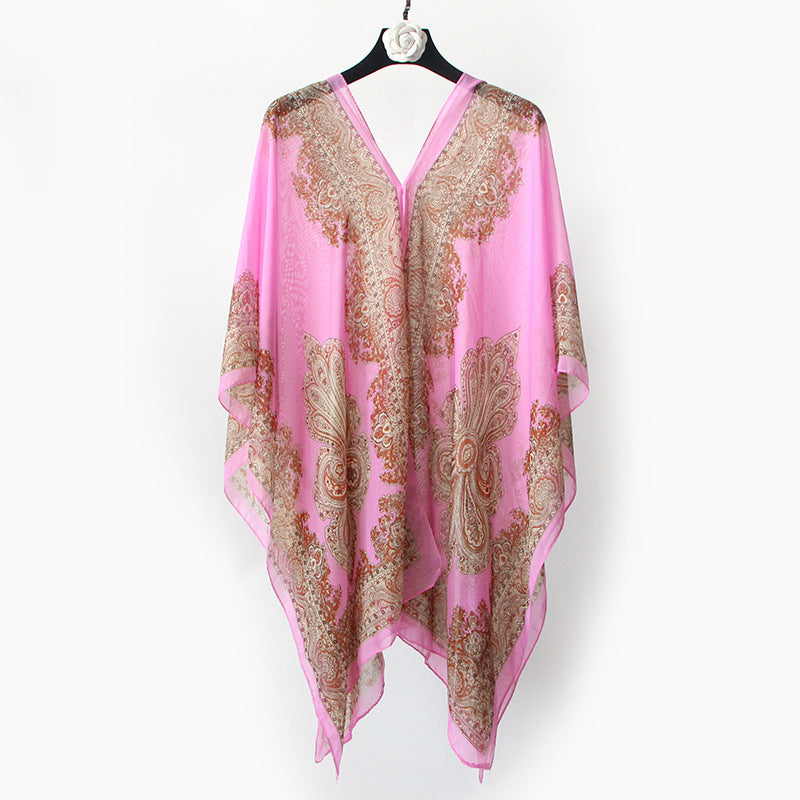 Multifunctional Magic Chiffon Sunscreen Shawl - Amazhona 