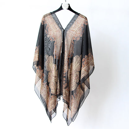 Multifunctional Magic Chiffon Sunscreen Shawl - Amazhona 